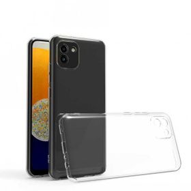 Gpack Samsung Galaxy A03 Süper Silikon Lux Korumalı Şeffaf Kılıf