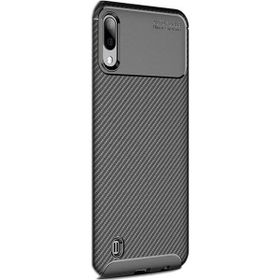 Gpack Samsung Galaxy A10 Negro Karbon Dizayn Siyah Silikon Kılıf