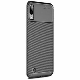 Gpack Samsung Galaxy A10 Negro Karbon Dizayn Siyah Silikon Kılıf