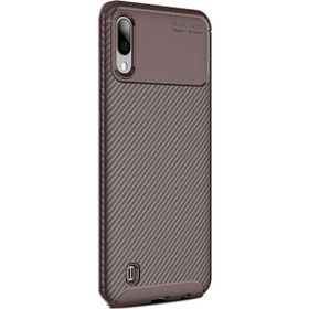 Gpack Samsung Galaxy A10 Negro Karbon Silikon Kılıf