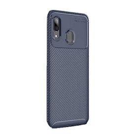 Gpack Samsung Galaxy A10s Negro Karbon Dizayn Lacivert Silikon Kılıf
