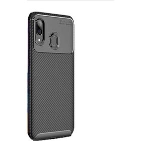 Gpack Samsung Galaxy A10s Negro Karbon Dizayn Siyah Silikon Kılıf