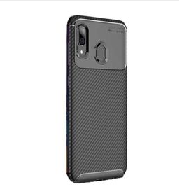 Gpack Samsung Galaxy A10s Negro Karbon Dizayn Siyah Silikon Kılıf