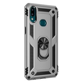 Gpack Samsung Galaxy A10S Vega Standlı Yüzüklü Mıknatıslı Nano Ekran Koruyucu Kalem Kırmızı Cep Telefonu Kılıf