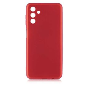 Gpack Samsung Galaxy A13 Mat Renkli Korumalı Premier Silikon Kırmızı Kılıf