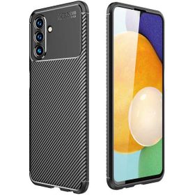 Gpack Samsung Galaxy A13 Negro Karbon Görünüm Korumalı Dizayn Silikon Siyah Kılıf
