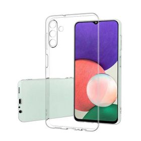 Gpack Samsung Galaxy A13 Süper Silikon Lüx Kamera Korumalı Şeffaf Nano Glass Kılıf