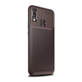 Gpack Samsung Galaxy A20 Negro Karbon Dizayn Kahverengi Silikon Kılıf