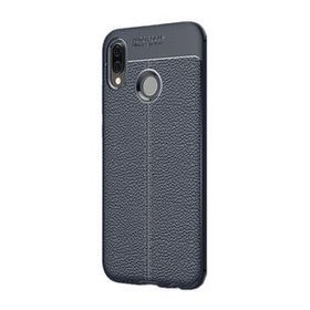 Gpack Samsung Galaxy A20 Niss Deri Görünümlü Kırmızı Silikon Kılıf