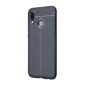 Gpack Samsung Galaxy A20 Niss Deri Görünümlü Kırmızı Silikon Kılıf