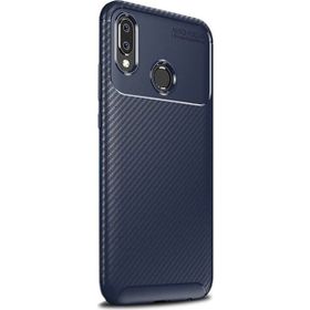 Gpack Samsung Galaxy A20e Negro Karbon Dizayn Lacivert Silikon Kılıf