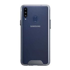 Gpack Samsung Galaxy A20s Gard Nitro Şeffaf Sert Nano Glass Şeffaf Silikon Cep Telefonu Kılıf