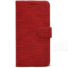 Gpack Samsung Galaxy A22 4G Standlı Kartvizitli Exclusive Spor Cüzdan Kırmızı Kılıf