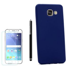 Gpack Samsung Galaxy A3 2016 Premier Kapak Lacivert Silikon Kılıf