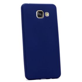 Gpack Samsung Galaxy A3 2016 Premier Kapak Lacivert Silikon Kılıf