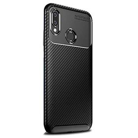 Gpack Samsung Galaxy A30 Negro Karbon Dizayn Siyah Silikon Kılıf