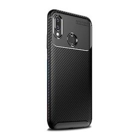 Gpack Samsung Galaxy A30s Negro Karbon Dizayn Kahverengi Silikon Kılıf