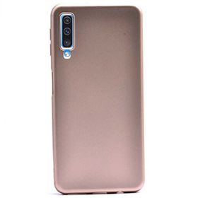 Gpack Samsung Galaxy A30S Premier Silikon Esnek Arka Koruma Gold Cep Telefonu Kılıfı