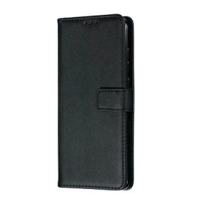 Gpack Samsung Galaxy A31 Local Cüzdan Standlı Kartvizitli Siyah Kılıf