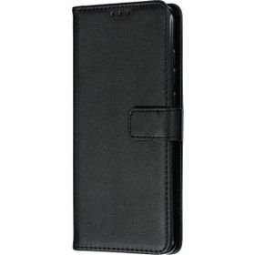 Gpack Samsung Galaxy A31 Local Cüzdan Standlı Kartvizitli Siyah Kılıf
