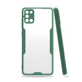 Gpack Samsung Galaxy A31 Parfe Kamera Korumalı Çerçeveli Silikon Turkuaz Cep Telefonu Kılıfı