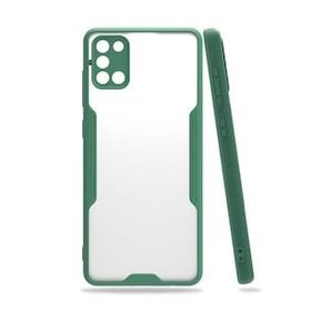 Gpack Samsung Galaxy A31 Parfe Kamera Korumalı Çerçeveli Silikon Turkuaz Cep Telefonu Kılıfı