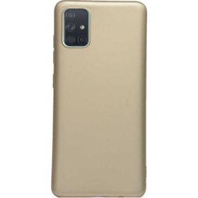 Gpack Samsung Galaxy A31 Premier Silikon Esnek Koruma Gold Kılıf