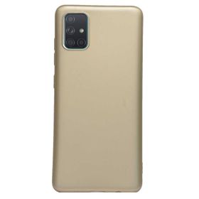 Gpack Samsung Galaxy A31 Premier Silikon Esnek Koruma Gold Kılıf