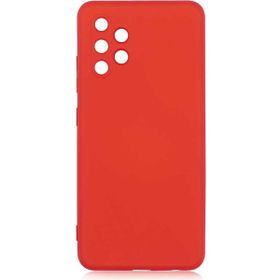 Gpack Samsung Galaxy A32 4G Mara Mat Soft Kamera Korumalı Lansman Kırmızı Cep Telefonu Kılıfı