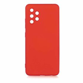 Gpack Samsung Galaxy A32 4G Mara Mat Soft Kamera Korumalı Lansman Kırmızı Cep Telefonu Kılıfı