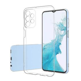 Gpack Samsung Galaxy A33 5G Süper Silikon Kamera Korumal Şeffaf Nano Glass Kılıf
