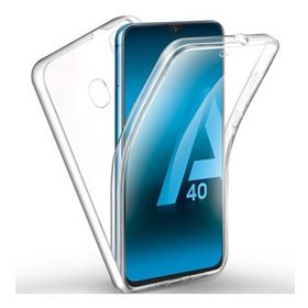 Gpack Samsung Galaxy A40 Ön Arka Şeffaf Koruma Şeffaf Silikon Kılıf