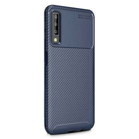 Gpack Samsung Galaxy A50s Negro Karbon Dizayn Nano Glass Kahverengi Silikon Cep Telefonu Kılıf