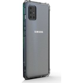 Gpack Samsung Galaxy A51 AntiShock Ultra Koruma Sert Kapak Şeffaf Cep Telefonu Kılıf