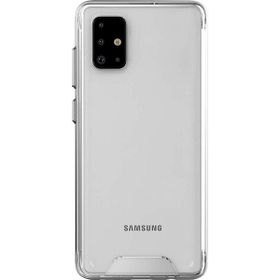 Gpack Samsung Galaxy A51 Gard Nitro Şeffaf Sert Şeffaf Silikon Cep Telefonu Kılıf