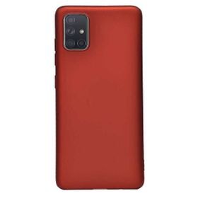 Gpack Samsung Galaxy A51 Premier Esnek Koruma Kırmızı Silikon Cep Telefonu Kılıf