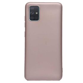 Gpack Samsung Galaxy A51 Premier Esnek Koruma Kırmızı Silikon Cep Telefonu Kılıf