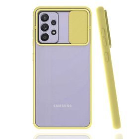 Gpack Samsung Galaxy A52S 5G Kaff Kamera Koruma Arkası Şeffaf Silikon Koyu Yeşil Kılıf