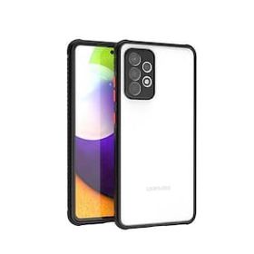 Gpack Samsung Galaxy A52S 5G Kaff Kamera Koruma Arkası Şeffaf Silikon Koyu Yeşil Kılıf