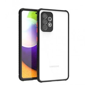 Gpack Samsung Galaxy A52S 5G Kaff Kamera Koruma Arkası Şeffaf Silikon Koyu Yeşil Kılıf