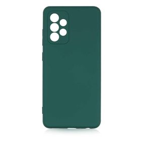 Gpack Samsung Galaxy A52S 5G Mara Silikon Mat Soft Korumalı Lansman Koyu Yeşil Kılıf