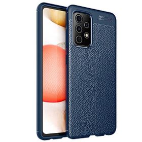 Gpack Samsung Galaxy A52S 5G Niss Silikon Deri Görünümlü Korumalı Kırmızı Kılıf
