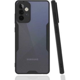 Gpack Samsung Galaxy A52S 5G Parfe Kamera Korumalı Ince Çerçeveli Silikon Siyah Kılıf
