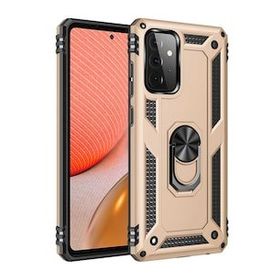 Gpack Samsung Galaxy A52S 5G Tank Motta Standlı Yüzüklü Mıknatıslı Lacivert Kılıf