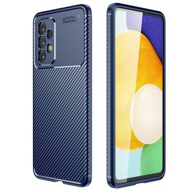 Gpack Samsung Galaxy A53 5G Negro Karbon Kamera Korumalı Silikon Lacivert Kılıf