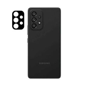 Gpack Samsung Galaxy A53 5G Ravel Silikon Yüzüklü Mıknatıslı Kamera Korumalı Siyah Kılıf