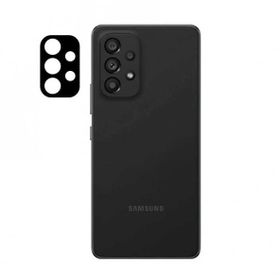 Gpack Samsung Galaxy A53 5G Ravel Silikon Yüzüklü Mıknatıslı Kamera Korumalı Siyah Kılıf