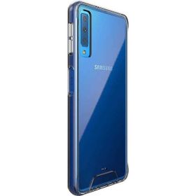 Gpack Samsung Galaxy A7 2018 Gard Nitro Şeffaf Sert Şeffaf Silikon Kılıf