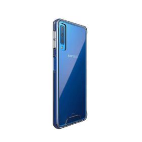Gpack Samsung Galaxy A7 2018 Gard Nitro Şeffaf Sert Şeffaf Silikon Kılıf