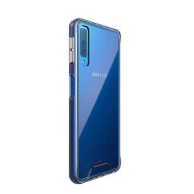 Gpack Samsung Galaxy A7 2018 Gard Nitro Şeffaf Sert Şeffaf Silikon Kılıf